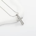 thumbnail image 3 of Cross Urn Pendant Memory Necklace for Cremation Ashes Holder Memorial Jewelry, 3 of 6