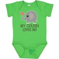 thumbnail image 3 of Inktastic My Cousin Loves Me Boys or Girls Baby Bodysuit, 3 of 5
