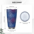 thumbnail image 4 of Salouo Ireworks In The Night Sky Print 20oz Tumbler with Lid,Stainless Steel Vacuum Insulated Tumbler Durable Insulated Coffee Mug Thermal Cup with Splash Proof Sliding Lid-Without Straw, 4 of 8