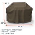 thumbnail image 4 of Budge Large Black-Tan Patio BBQ Grill Cover, StormBlock™ Hillside, 4 of 9