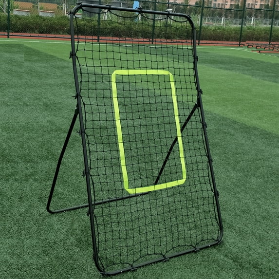 Baseball and Softball Rebounder Net for Pitching and Fielding Training, Baseball Throwback Net for Teens, Baseball Practice Pitchback Net with Strike Zone, Baseball Train Net Practice Equipment, Q9460