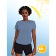 thumbnail image 3 of Pinspark Short Sleeve Workout Shirts for Women Breathable Yoga Tops Quick Drying Sports T Shirts Running Casual, 3 of 6