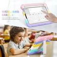 thumbnail image 4 of Allytechgroup for iPad Mini 7 Kids Case, for iPad Mini 6th/7th Generation Cases with Pencil Holder Kickstand Shockproof Protective Back Cover for iPad Mini 6/7 Case 8.3 Inch, Colourfulpink, 4 of 8