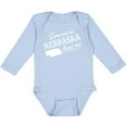 thumbnail image 3 of Inktastic Someone in Nebraska Loves Me Boys or Girls Long Sleeve Baby Bodysuit, 3 of 5