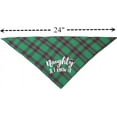 thumbnail image 5 of Dog Christmas Bandanas Plaid Reversible Triangle Bibs Scarf Accessories for Dogs Cats, 5 of 5