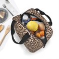 thumbnail image 5 of Yiaed Leopard Print-2 Print Insulated Lunch Bag Reusable Cute Tote Lunch Box, Leakproof Cooler Lunch Bags for Work Office Travel School Picnic, 5 of 5
