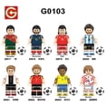 thumbnail image 3 of Minifiguras De Fútbol Lego Bloques De Construcción Messi Ronaldo Neymar Mbappe Figuras Juguete, 3 of 4