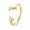 Gold, variant on 925 Sterling Silver Adjustable Dachshund Ring For Women Gold Plated Multi-layered Simple Wiener Dog Ring Daily Wear Jewelry