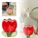 thumbnail image 3 of Porta Brochas de Maquillaje Flor de Cerámica - Diseño Elegante, Almacenaje Multifuncional y Tamaño Compacto - Organizador de Escritorio para Brochas/Plumas/ Dormitorio de Niñas, 3 of 3