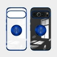 thumbnail image 2 of for Google Pixel 9 Pro XL Case, [360° Ring Stand] Crystal Clear [Electroplated Edge] Silicone Soft TPU [Shockproof Protection] Thin Cover Compatible with Google Pixel 9 Pro XL, Blue, 2 of 6