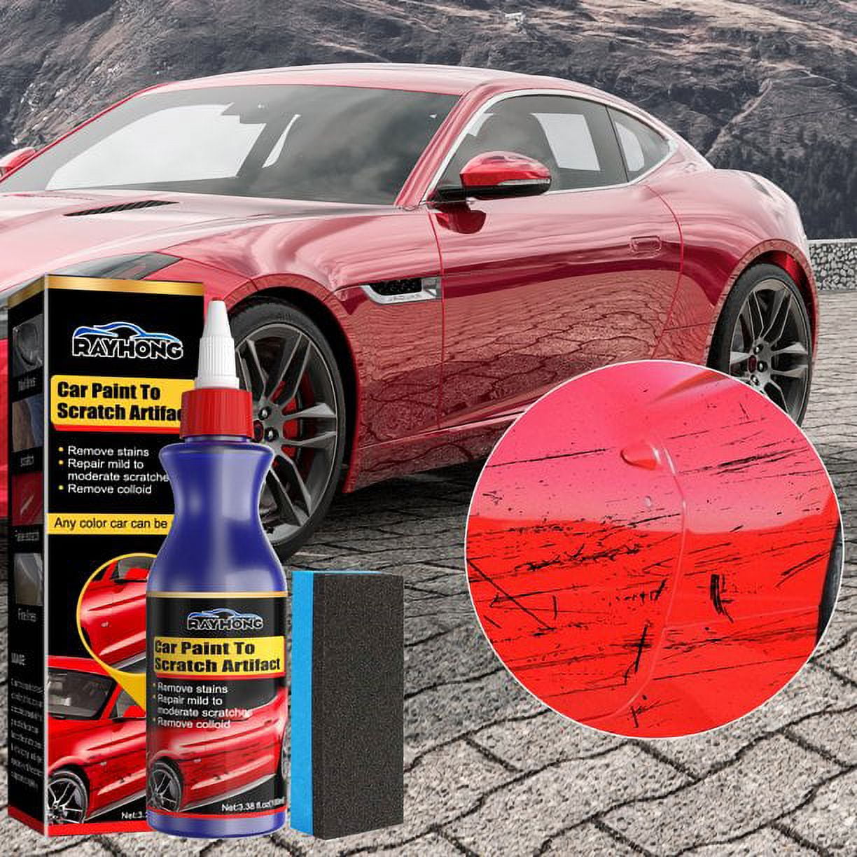 UIRPK Ultimate Paint Restorer,Car Paint to Scratch Artifact,f1 CC Scratch  Remover,Ultimate Paint Restorer,Easily Fix Any Scratches, Swirls, or Other