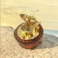 thumbnail image 4 of OakiWay Brass Sundial Compass in Leather Case - Nautical Gifts for Men, Antique Sailing Anniversary Gadget for Him, Pocket Watch Clock (2.7" Inch), 4 of 10