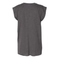 thumbnail image 3 of Bella + Canvas 8804 Ladies Flowy Muscle T-Shirt with Rolled Cuff, 3 of 5
