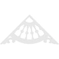 thumbnail image 4 of Ekena Millwork 60"W x 30"H x 1"P (12/12) Pitch Wagon Wheel Architectural Grade PVC Gable Pediment, 4 of 5