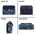 thumbnail image 5 of Pzuqiu Blue Mandala Women Leather Crossbody Bag Soft Lightness Small Crossbody Bags for Women with Chain Strap Exquisite Practical Fashion for Party and Special Occasions, 5 of 7