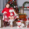thumbnail image 4 of Disfraz de Navidad para perro gato, trajes de Navidad para mascotas, disfraz de gato de Navidad, disfraz de perro de Navidad, disfraz de Navidad para Navidad, fiesta, cumpleaños (A), 4 of 5