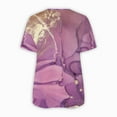 thumbnail image 5 of Cyber&Monday Deals Dyegold Summer Tops for Women 2023 Trendy, 2023 Summer Plus Size Dressy Tops for Women Marble Print Zip Up T-Shirts Short Sleeve V-Neck Blouses Trendy ​Tunics, 5 of 5