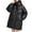 Black, variant on HAPIMO Women Down Puffer Jacket with Hood,Hooded Zipper Winter Down Puffer Coat for Women Horn Button Thick Quilted Outerwear Pockets Black L