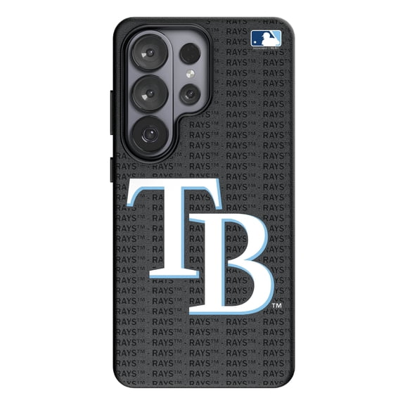 Keyscaper Tampa Bay Rays Text Backdrop Galaxy Magnetic Bump Case