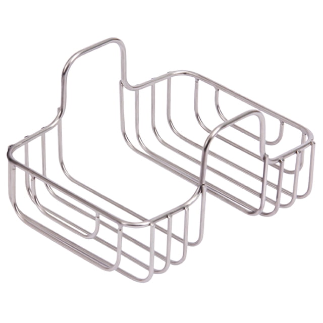 Porte-Éponge pour Évier - Organisateur de Cuisine Suspendu en Acier Inoxydable avec Drainage, Caddy Multifonctionnel pour Éponges, Brosses, Savon et Ustensiles, Design Gain de Place