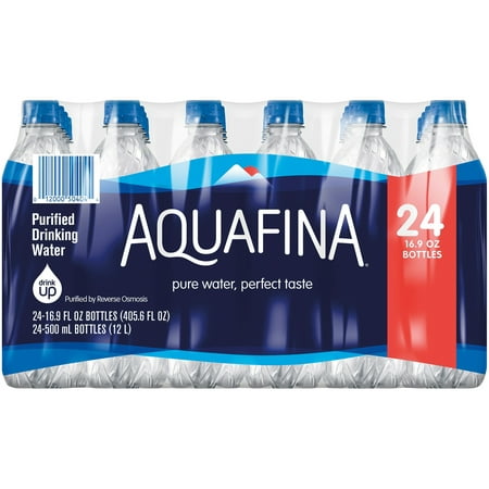 UPC 012000504044 product image for Aquafina Purified Drinking Water, 16.9 Fl. Oz., 24 Count | upcitemdb.com