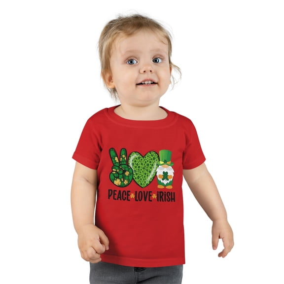 Peace Love Irish Toddler T-shirt