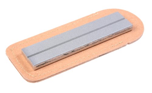 EZE-LAP 1 by 4 Medium Diamond Pocket Stone w//Sheath 36M Sharpener