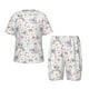 thumbnail image 1 of Balery Cute Koala Conjunto de Pijama Infantil de Manga Corta con Estampado – Ropa de Dormir de Algodón Suave-X-Large, 1 of 6