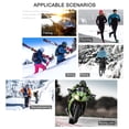 thumbnail image 3 of Mistaha Ensemble d'Hiver pour Cyclisme, Coupe-Vent, Bonnet en Molleton et Cache-Cou pour Protection par Temps Froid, 3 of 6