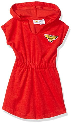 Dreamwave Toddler Girls Wonder Woman Hooded Cover Up