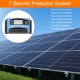 thumbnail image 5 of Controlador de carga solar MPPT Uxcell 100A cargador de panel solar 12V/24V adaptación automática regulador inteligente con LCD, 5 of 5