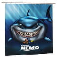 thumbnail image 2 of Finding Nemo Shower Curtain, Lovely Cartoon Shower Curtains Set for Kids Boys Girls College Dorm Bathroom, Waterproof Restroom Bathtub Decor Accessories with 12 Hooks 72X72 Inch Plastic, 2 of 8
