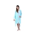 thumbnail image 6 of Metropolitan Womens Nightgown and Robe Set Matching Gown and Robe Sets - Mint Stripe, 3X, 6 of 8