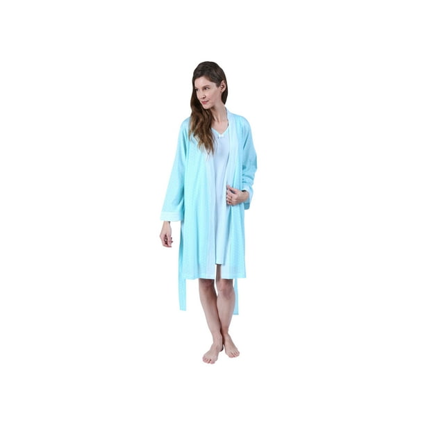 Metropolitan Womens Nightgown and Robe Set Matching Gown and Robe Sets