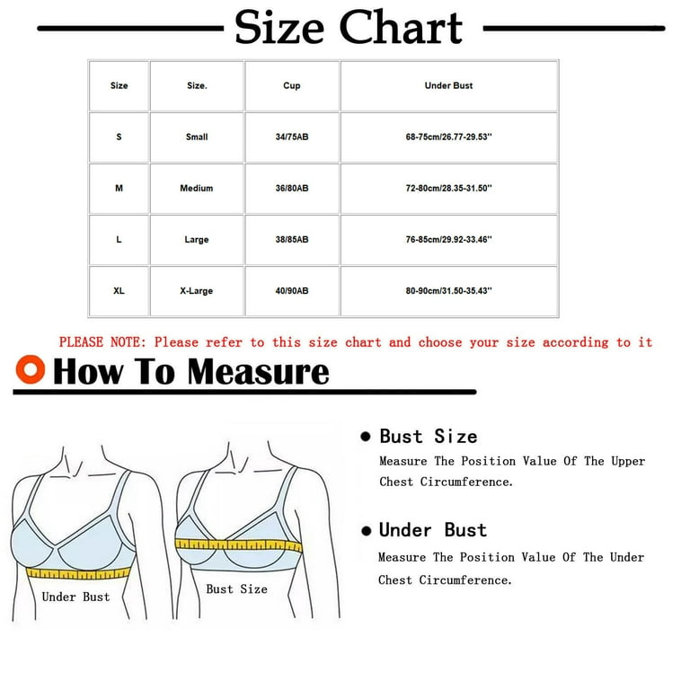 Bigersell Backless Bra Woman Ladies Bra without Underwires Vest Large  Lingerie Bras Everyday Bra Tall Size Bra and Panty Sets for Female, Style  13368