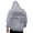 Light Gray, variant on CONFREE Men's Hoodie Letter Prints Hoodies For Men Graphic Long Sleeve Casual Pullover Hooded Sweatshirts With Pockets
