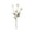 White, variant on 4-Head Faux Anemone Flower Bouquet - Realistic Fake Flowers for Mom’s Day, Party/Wedding Venue & Interior Decoration, Durable Faux Floral Arrangement for Home & Event Decor, 23in, White