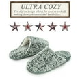 thumbnail image 4 of Cozylook Fuzzy Slippers for Women Indoor and Outdoor Cozy House Shoes with Memory Foam Non-slip Sole Gifts for Women Mom Ladies, 4 of 6