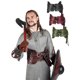 thumbnail image 5 of Minnieouse Auténtico cinturón de estilo medieval de ancho ancho para adultos y adolescentes Trajes de disfraces para adultos Pirate Knight Disfraces de disfraces negro, 5 of 6