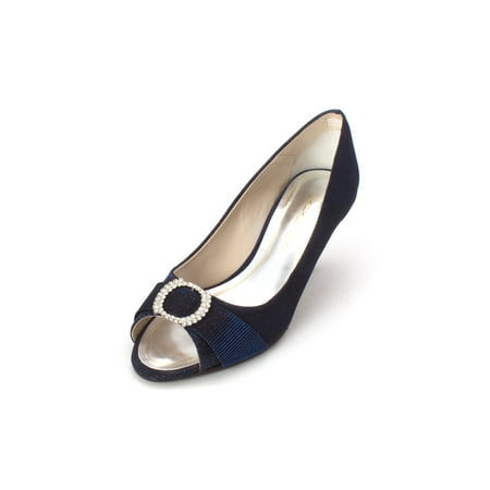 Caparros Womens Nohr Peep Toe Classic Pumps