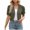 Army Green, variant on SDNall Women's Sheer Cardigan, Puff Sleeve Short Cover Up Top, Summer Kimono Shrug for Blouse Dress Casual Fashion Outerwear