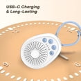 thumbnail image 4 of Máquina de Ruido Portátil para Dormir A Bebés. 20 Canciones Exclusivas para Dormir. Batería Recargable. Cable USB., 4 of 6