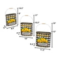 thumbnail image 3 of Set of 3 Rustic Nesting Metal Farm Fresh Lemonade Bucket, 3 of 5
