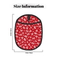 thumbnail image 3 of Pofeuu Hohoho Print Silicone Pot Mat Mitten With Hanging Loop Heat Resistant Oven Mitts Non-Slip Bbq Baking Smoking Potholders, 3 of 7
