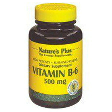 La vitamine B-6 500mg Time Release 90 Nature's Plus comprimé à libération prolongée