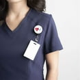 thumbnail image 4 of Nurse Badge Buckle Love Stethoscope Easy-To-Pull Buckle Retractable Badge Easy-To-Pull Certificate Buckle, 4 of 9