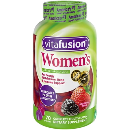 Vitafusion Women's Gummy Vitamins, 70 ct (Best Vitamins For Female Runners)
