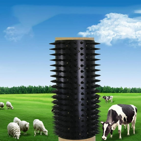 Cow Scratch Brush Universal Scratching Pole For Stable Cattle Pony Sheep Goats