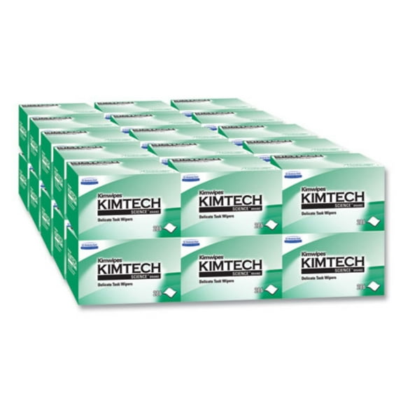 Kimtech* KIMWIPES Tissue 4 2/5 x 8 2/5 280/Box 30 Boxes/Carton 34120