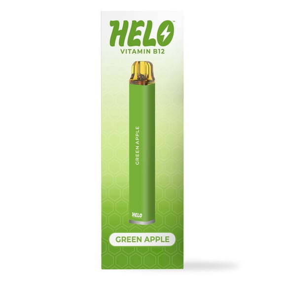 HELO Vitamin B12 Diffuser, Green Apple - 800 puffs | 0% Nicotine, Gluten-Free, Sugar-Free Aromatherapy